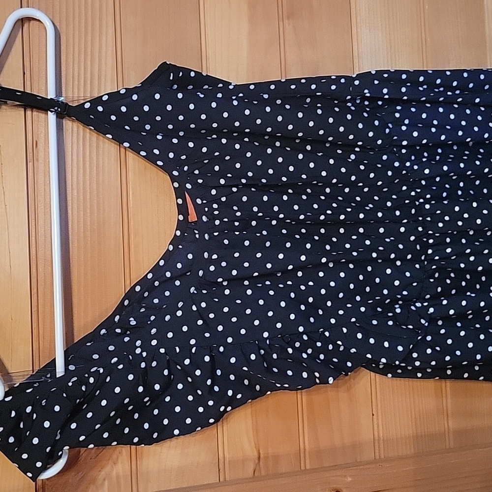 Envy me high low polka dot dress